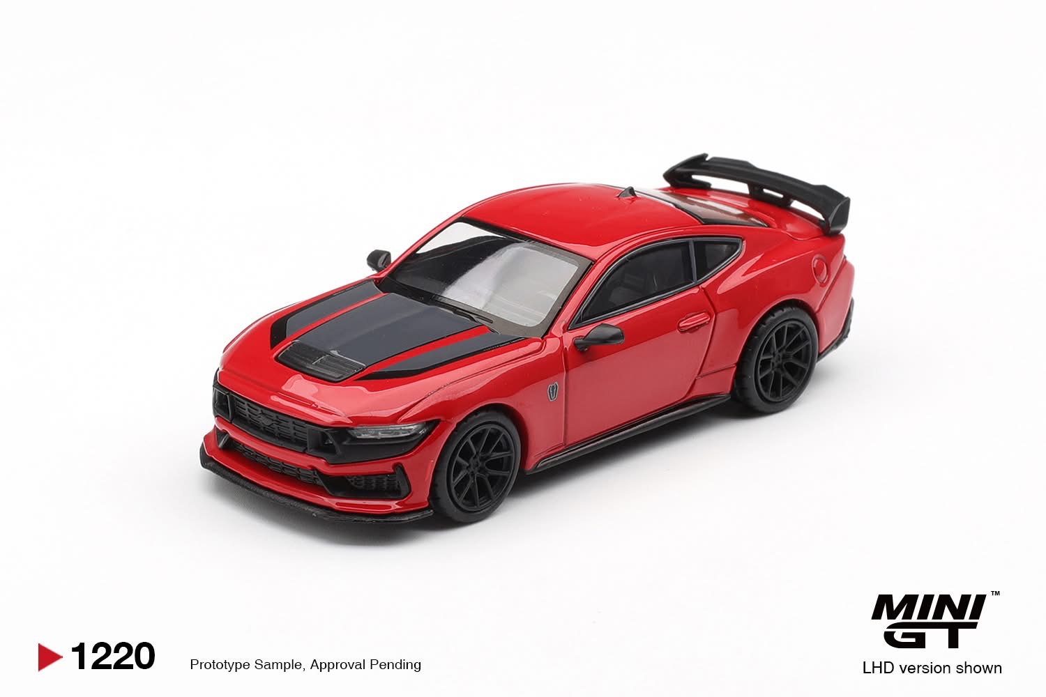 （預訂 Pre Order) Mini GT ( MGT01220-R ) Ford Mustang Dark Horse Race Red