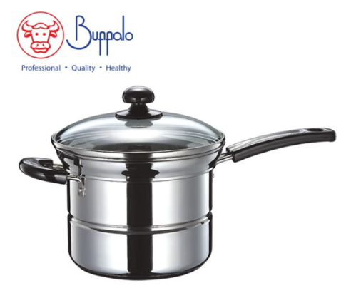 40949/3.5L 16CM不鏽鋼厚底單柄煲配麵條筲