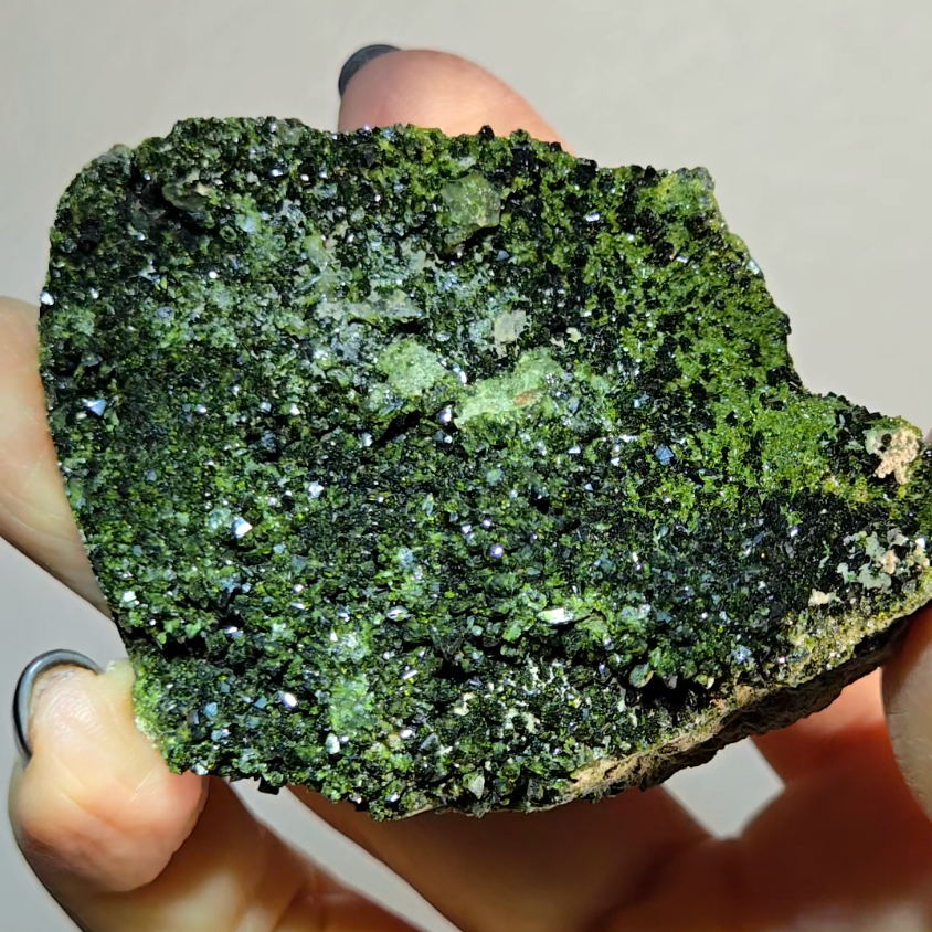 Epidote specimen with quartz inclusions - ED5