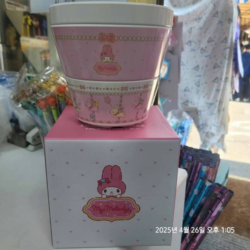 【預訂】韓國直送 Sanrio 三層兒童餐具 