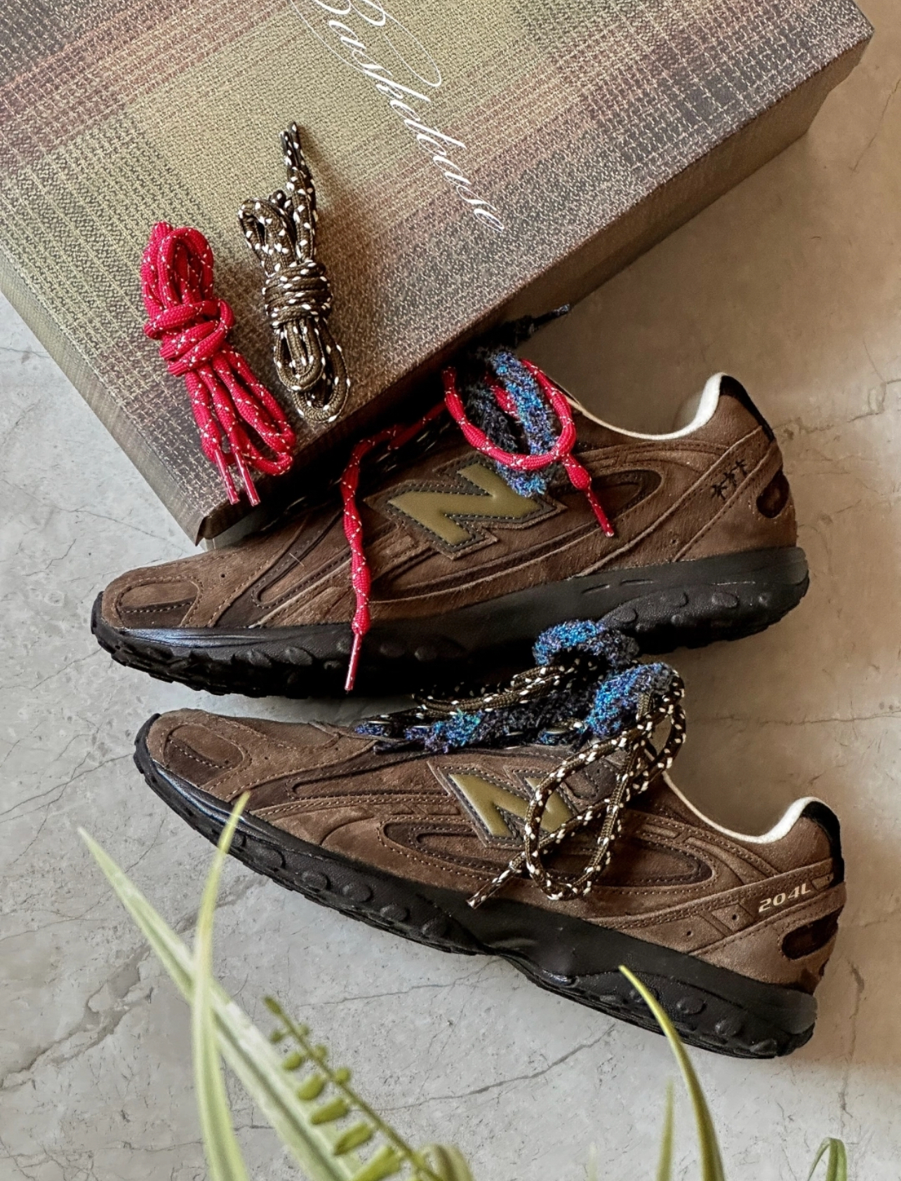 U204LBC1 Basketcase x New balance 204L Beef & Broccoli Brown U204LBC1