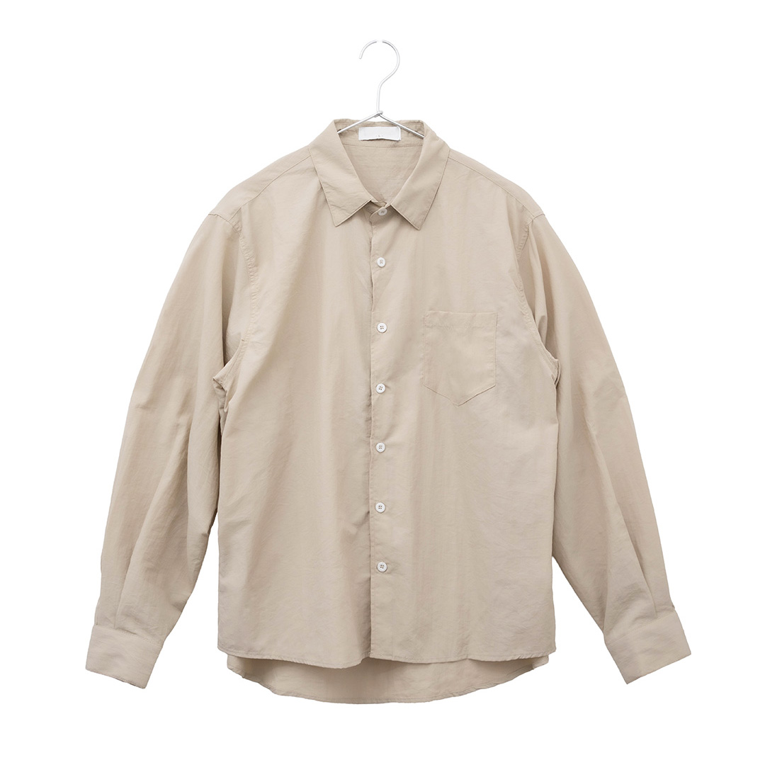 Beige Classic Nylon Shirt 