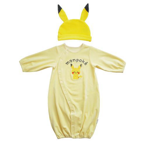 [2日限定] Monpoke 比卡超初生嬰兒衣連帽 Newborn baby 50-70cm