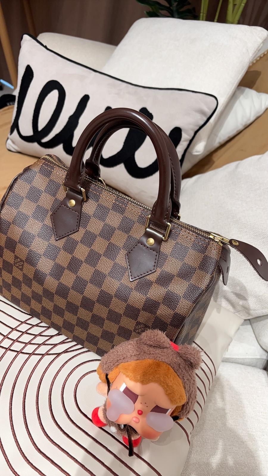 LV Speedy 25 Damier 100%Authentic, 98%New ✅Dust bag