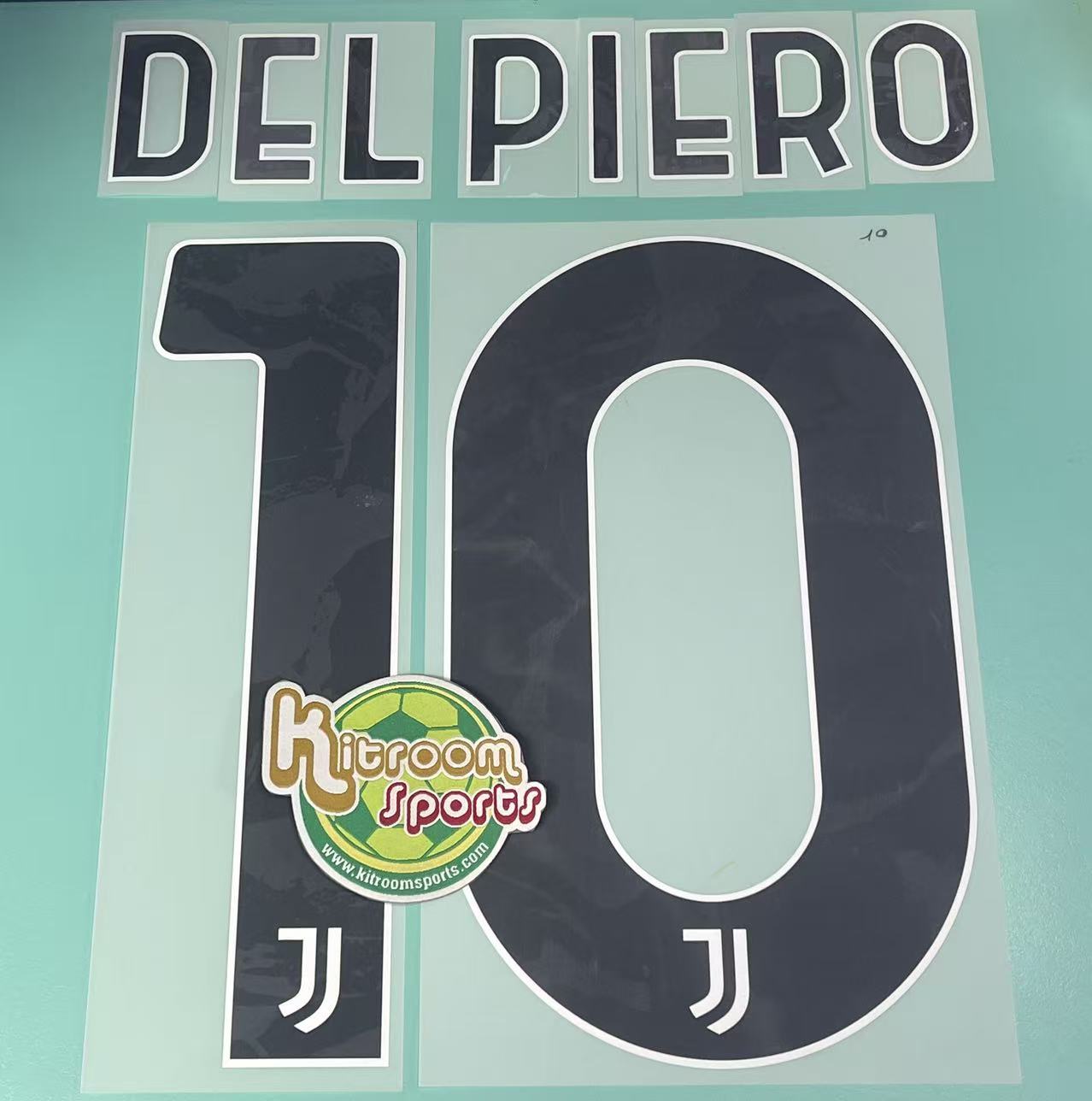 2024-25 Juventus Home  Nameset #10 DEL PIERO