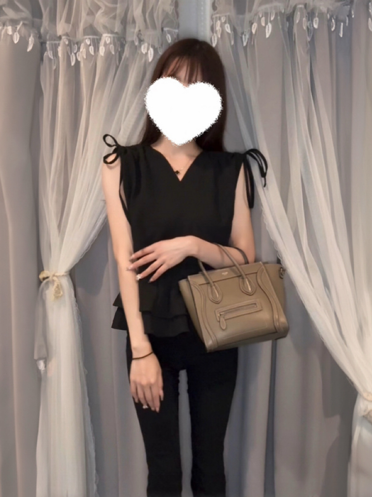 必購♡ 前後2-WAY修腰上衣(JP)[黑色]244373