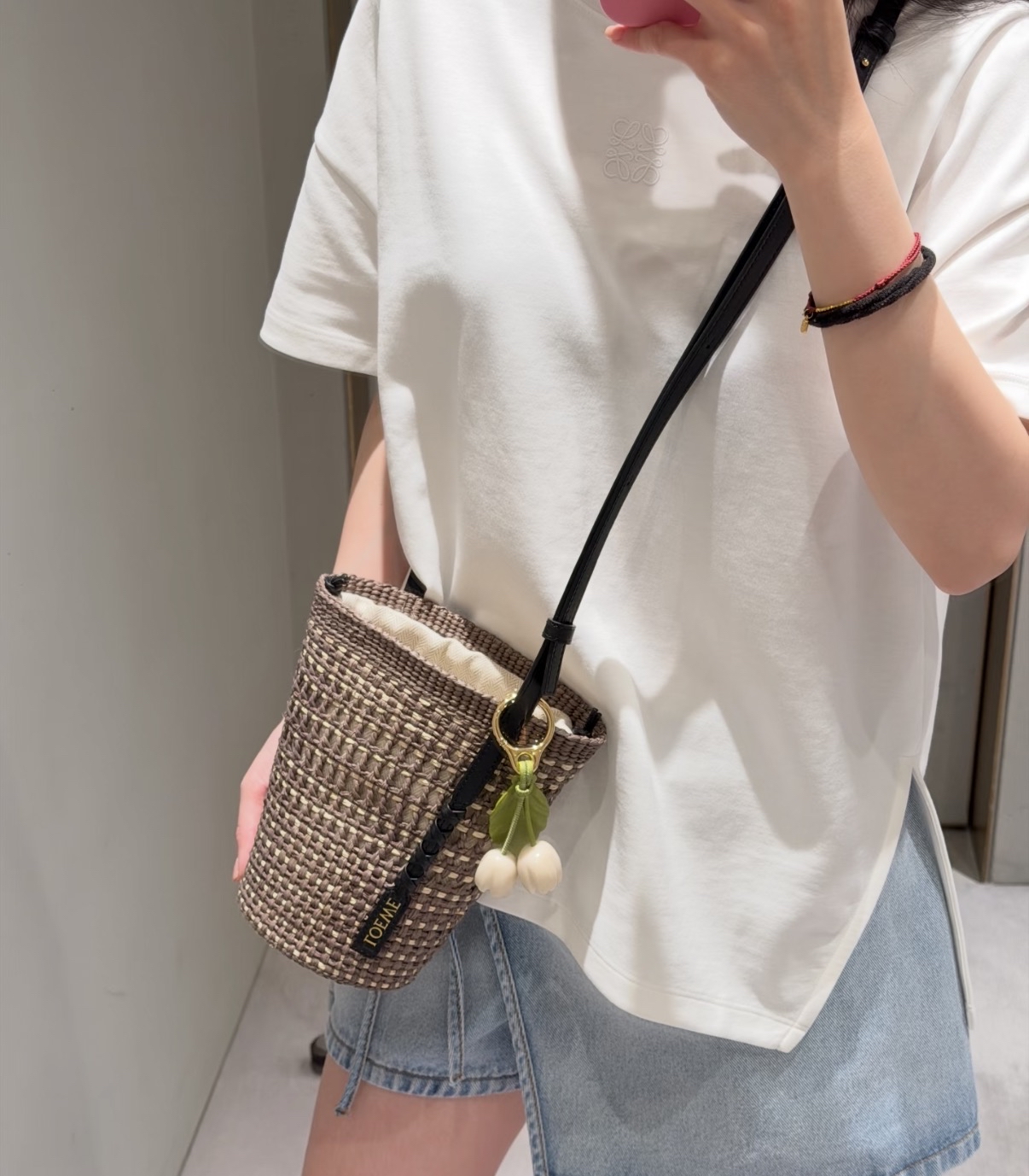 限時優惠🌼新款🆕訂貨🍒Loewe Braid pocket Size 19x19x9cm 肩帶可調節
