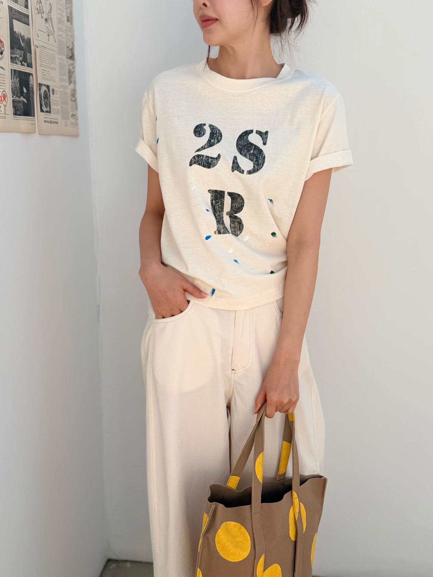Ink printed tee