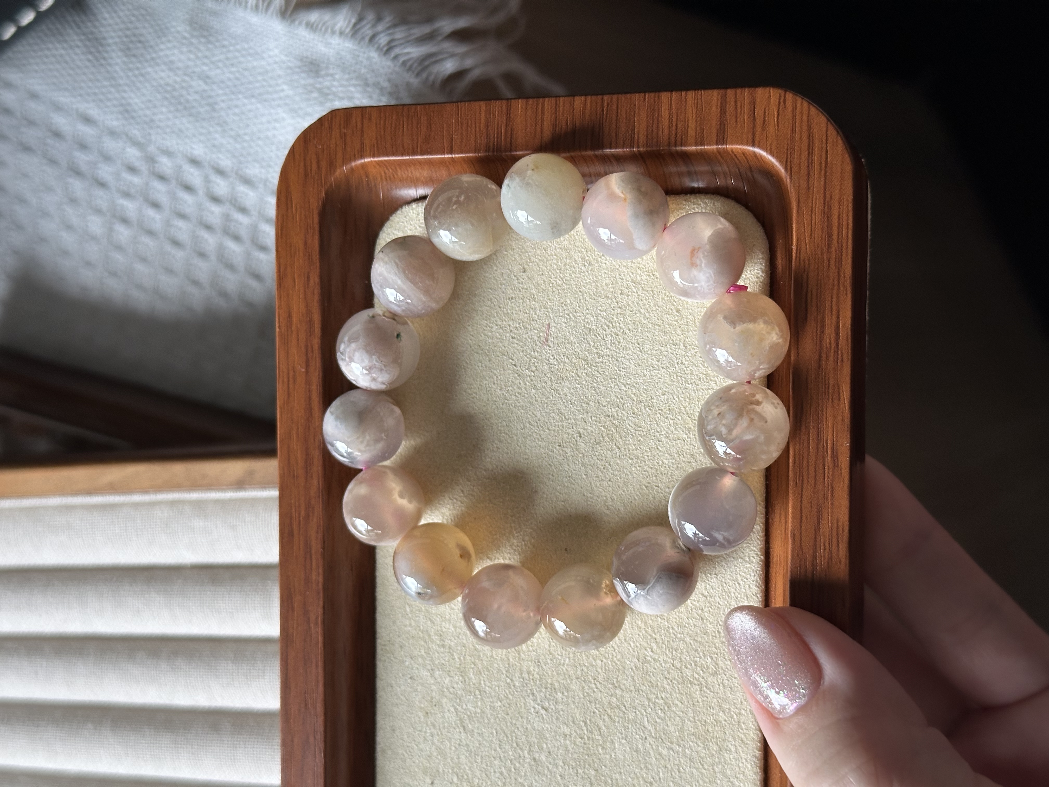 樱花玛瑙 ｜ Sakura Agate 14.2mm