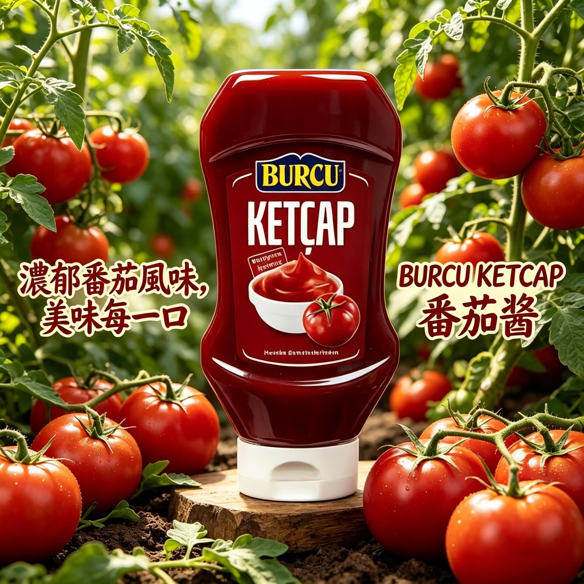 BURCU - 土耳其BURCU Tomato Ketchup 550g #098840 膠樽裝蕃茄汁