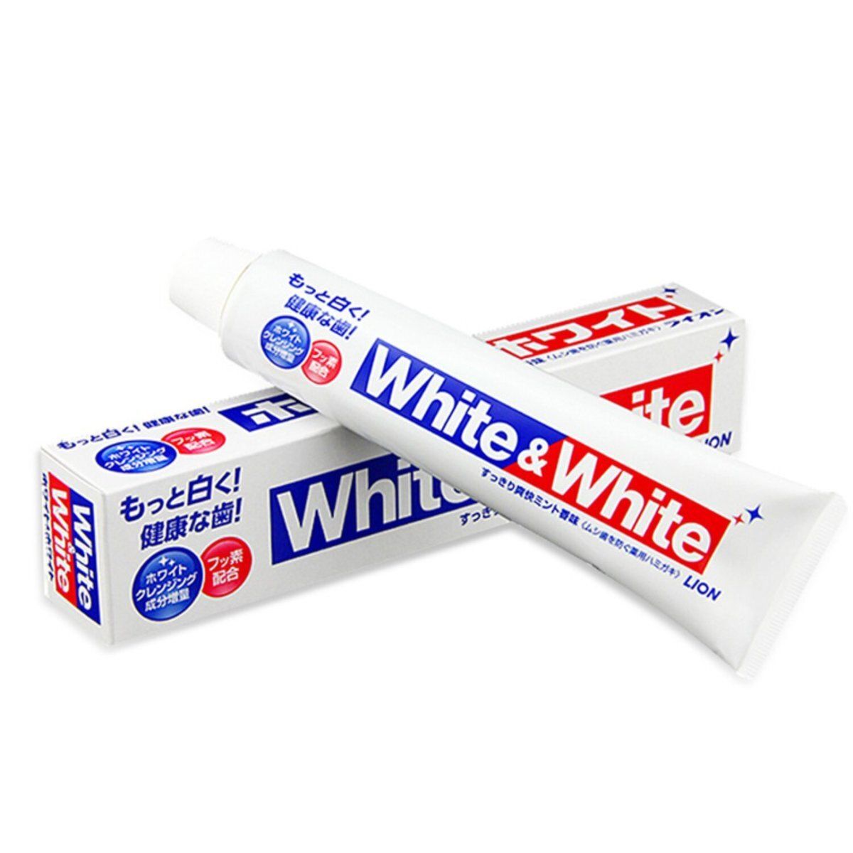 (NS)日本 LION 獅王 - White＆White 特效酵素美白牙膏 150g