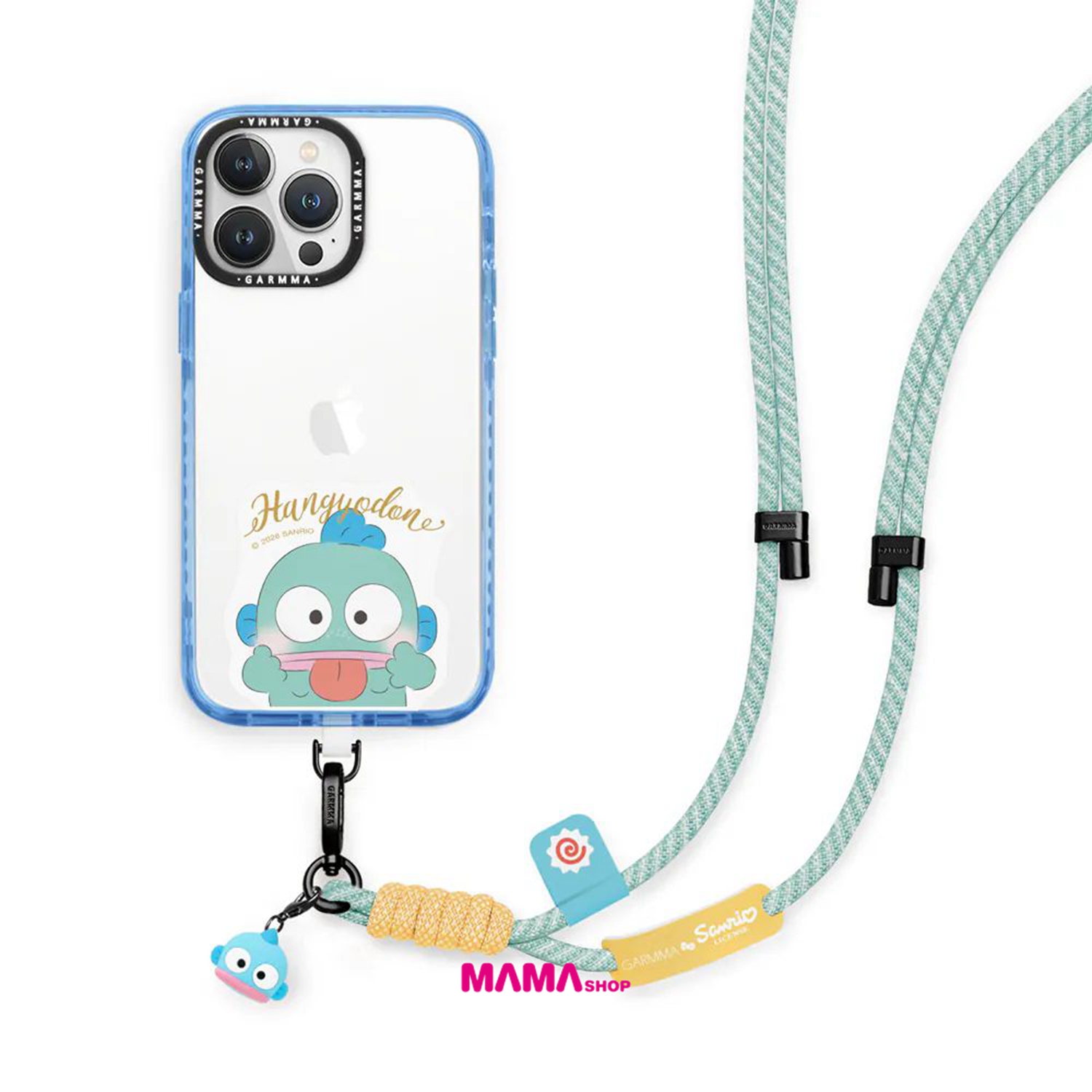 台灣直送Sanrio 公仔吊飾手機長背帶--結繩系列
