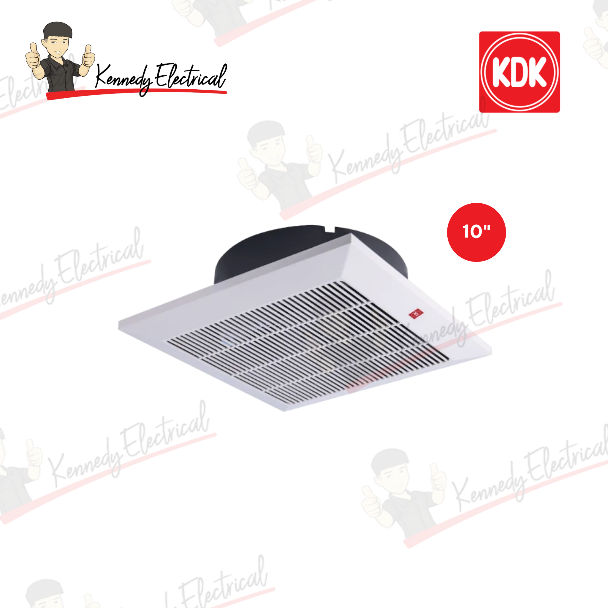 KDK 10" Ceiling Mount Ventilating Fan 25TGQ7
