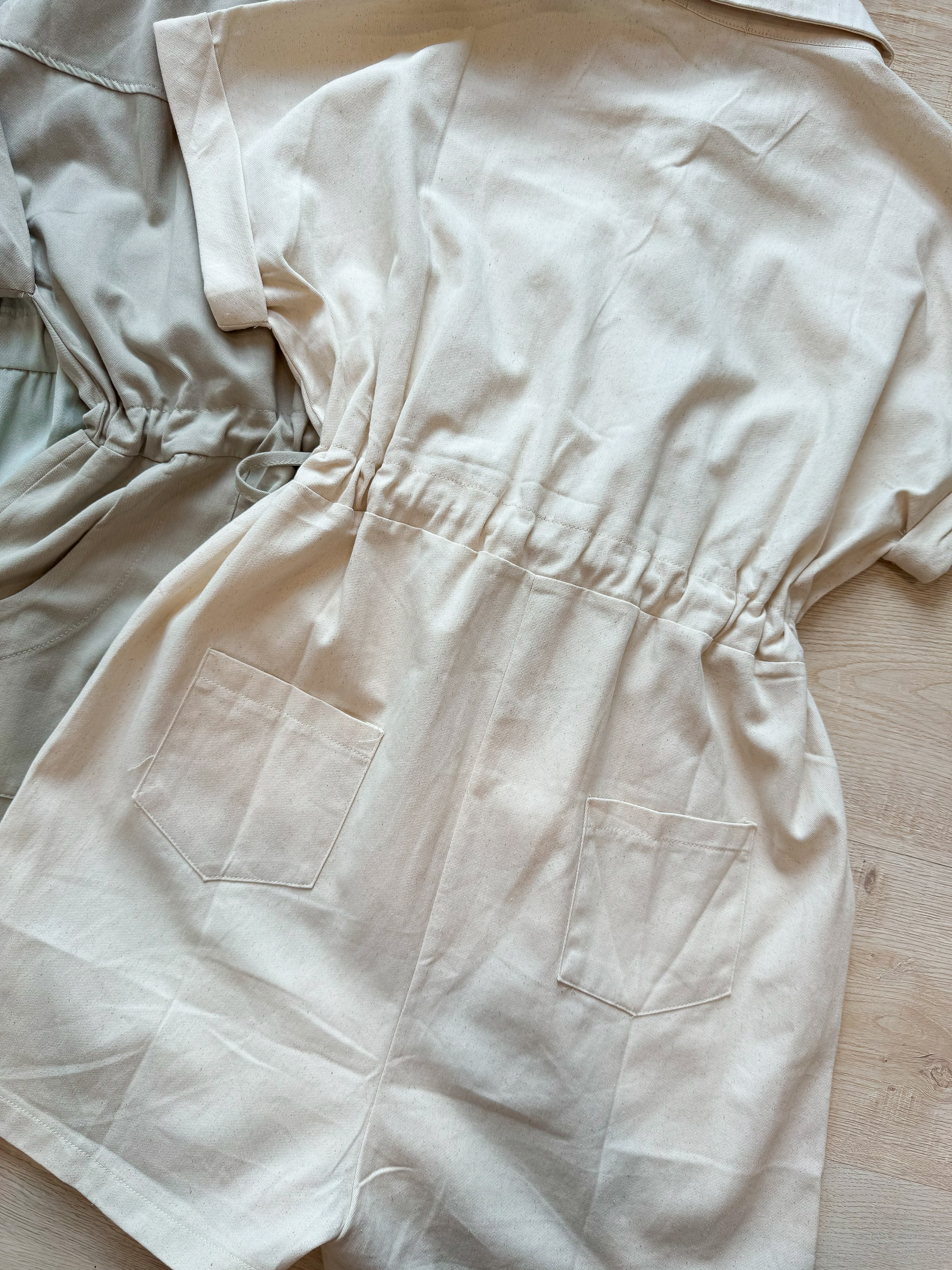 Emma Jumpsuit 懒人穿搭！小个子Polo领美式复古工装风连体裤 （ 4 Colours ）