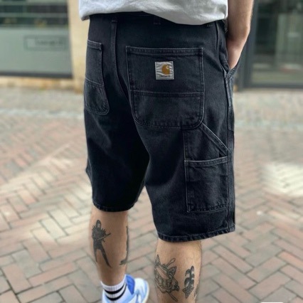 預訂 Car hartt 復古水洗牛仔五分工裝短褲