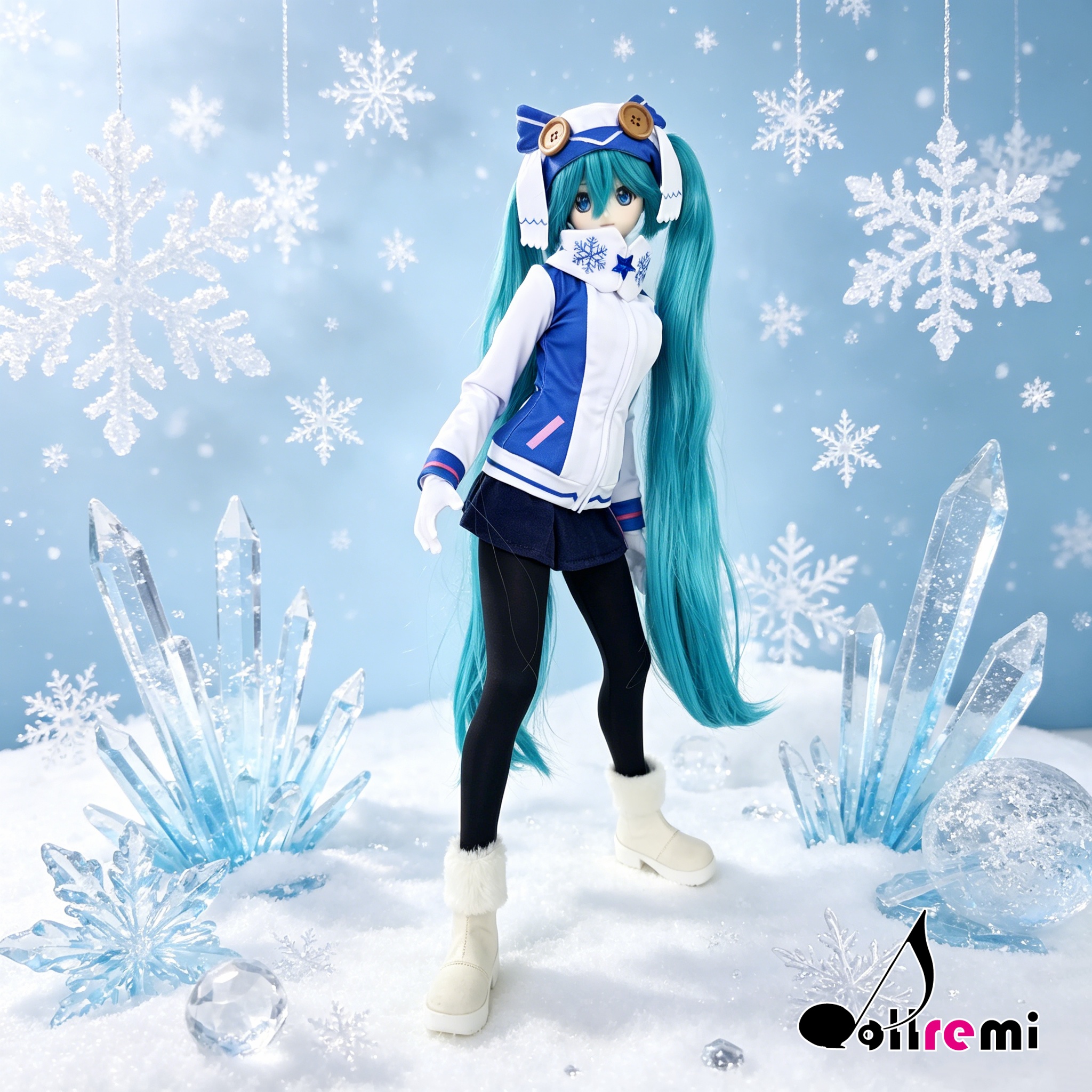 【dollremi】(DD0926) COS 初音未來 Hatsune Miku - SNOW MIKU 雪未來 2016