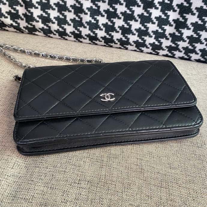 【預訂貨品】Chanel黑銀發財woc