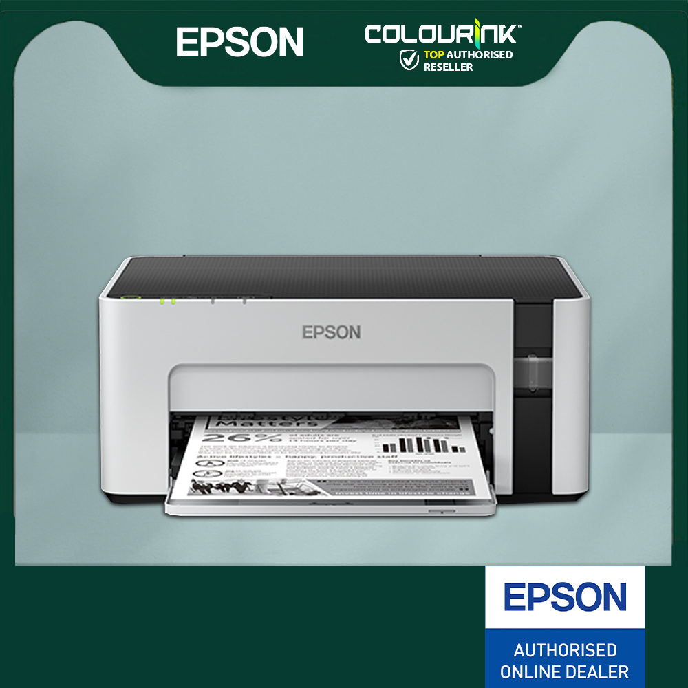 Epson EcoTank M1120 A4 Print Mono Refill Ink Tank WiFi Printer Mobile Wireless Print similar to L3210 L3250 L2370DN