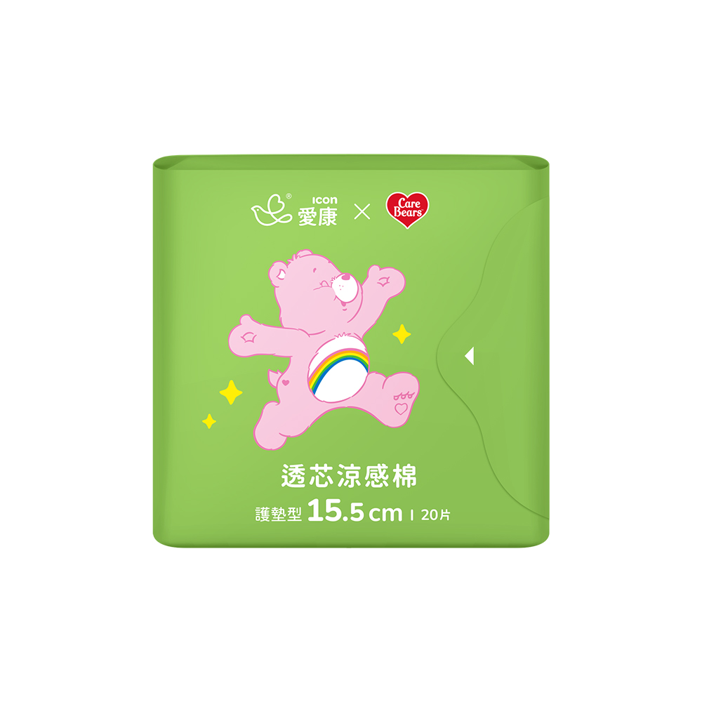 【台灣】CARE BEARS 愛康透芯涼感棉 夜用型 28cm（7片）