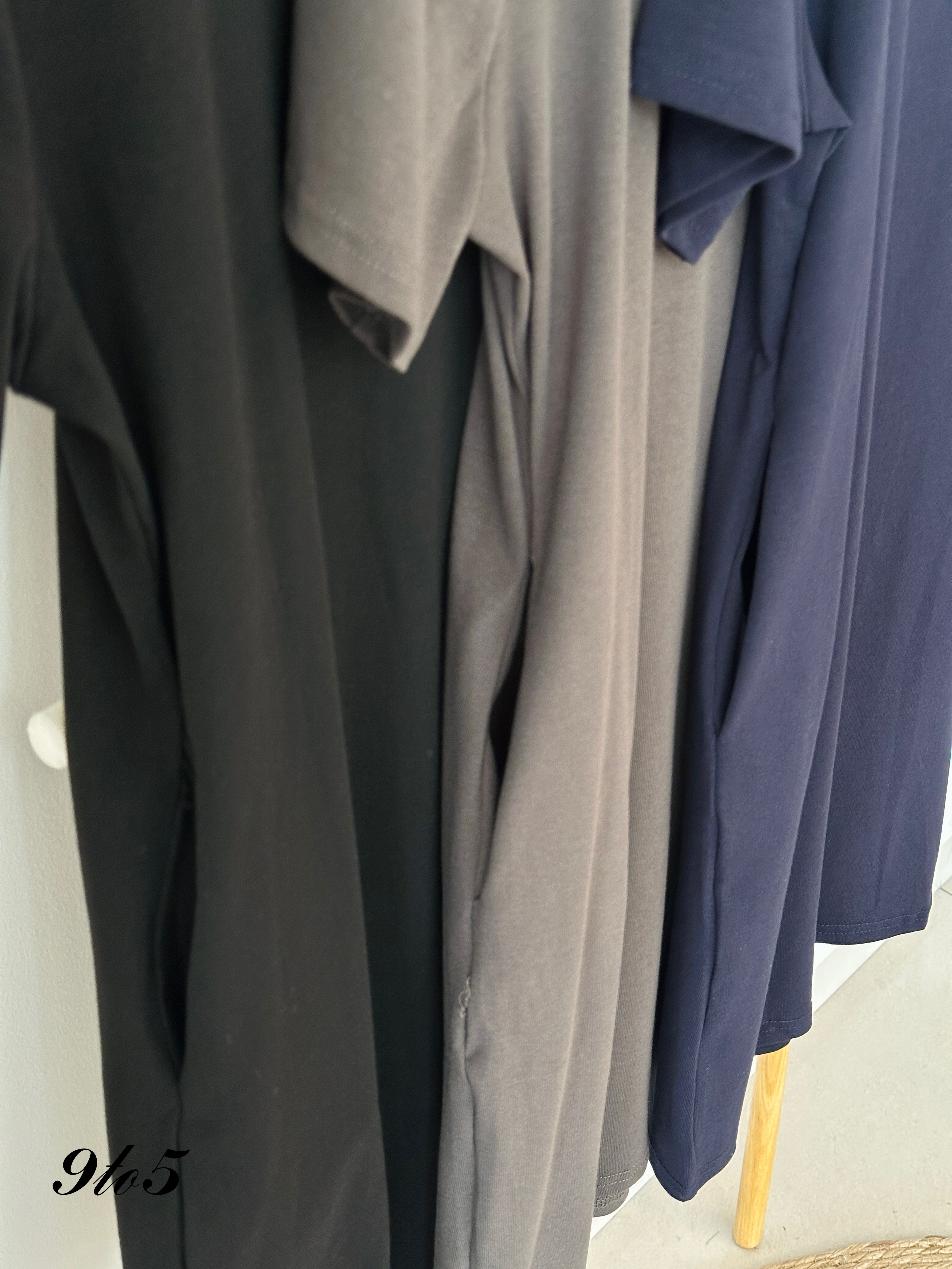 D2314 Casual Plain Dress - 4 Colors