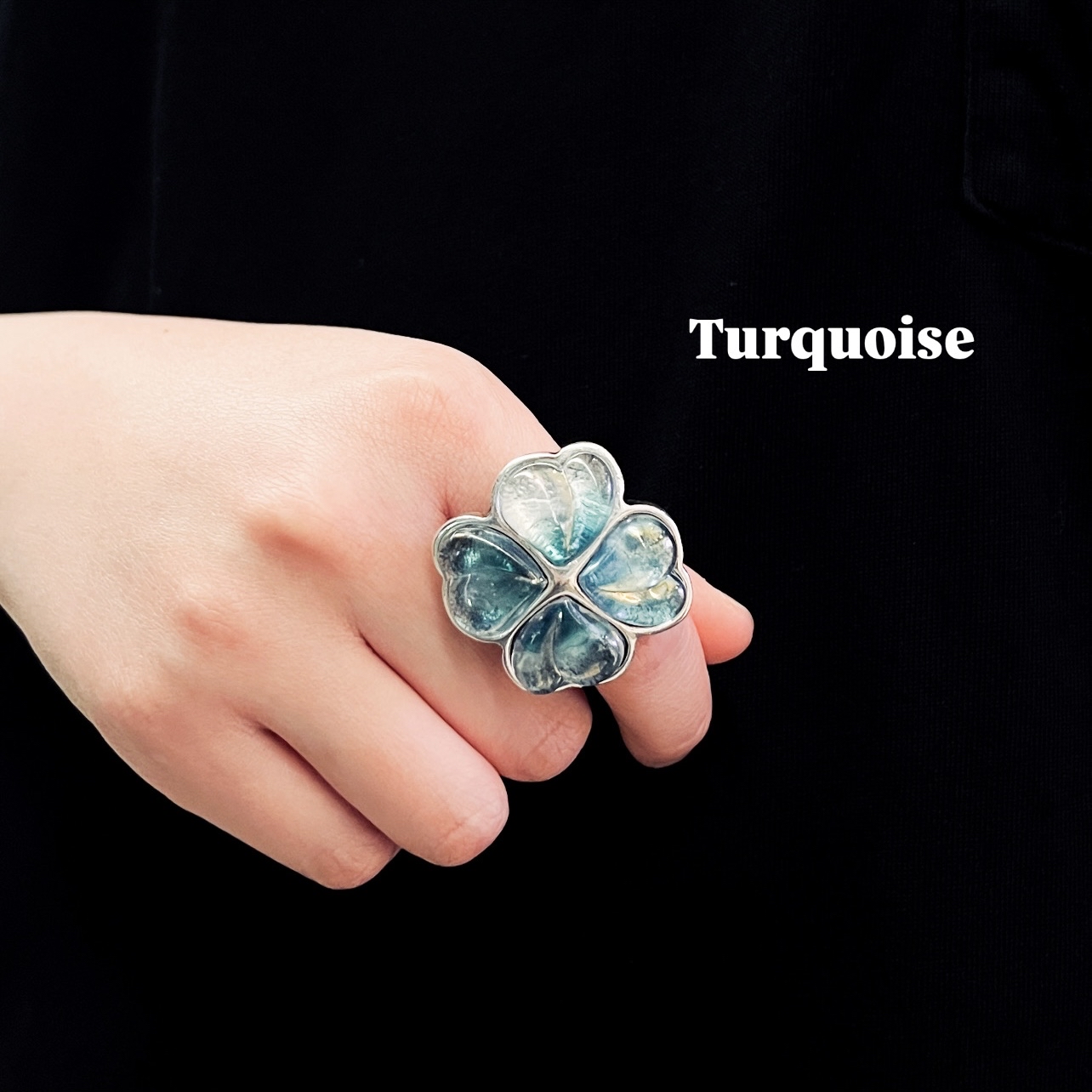 🇪🇸Otro Accesorio 心心四葉草戒指