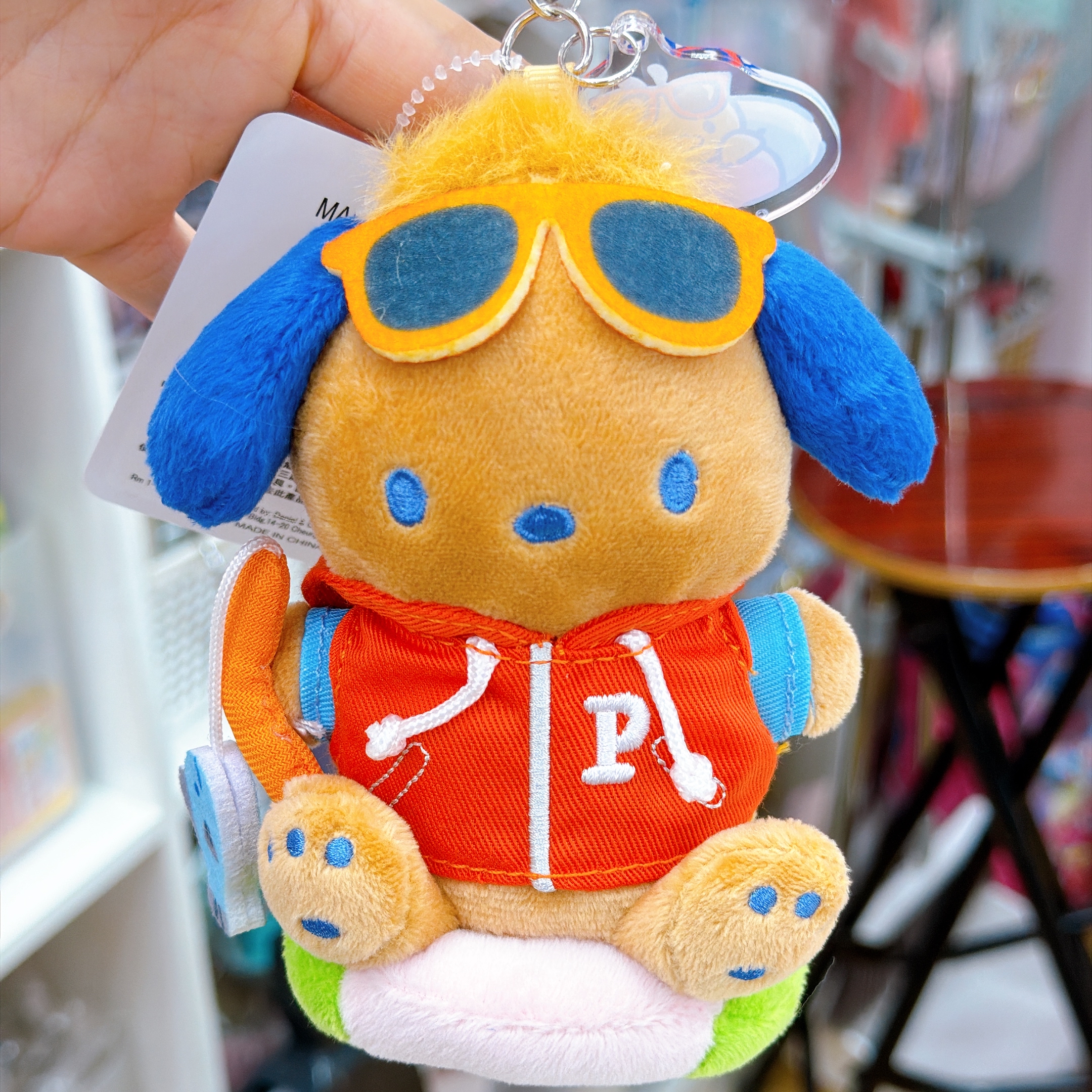  原裝行貨sanrio pc狗 釣魚系列  公仔/掛飾