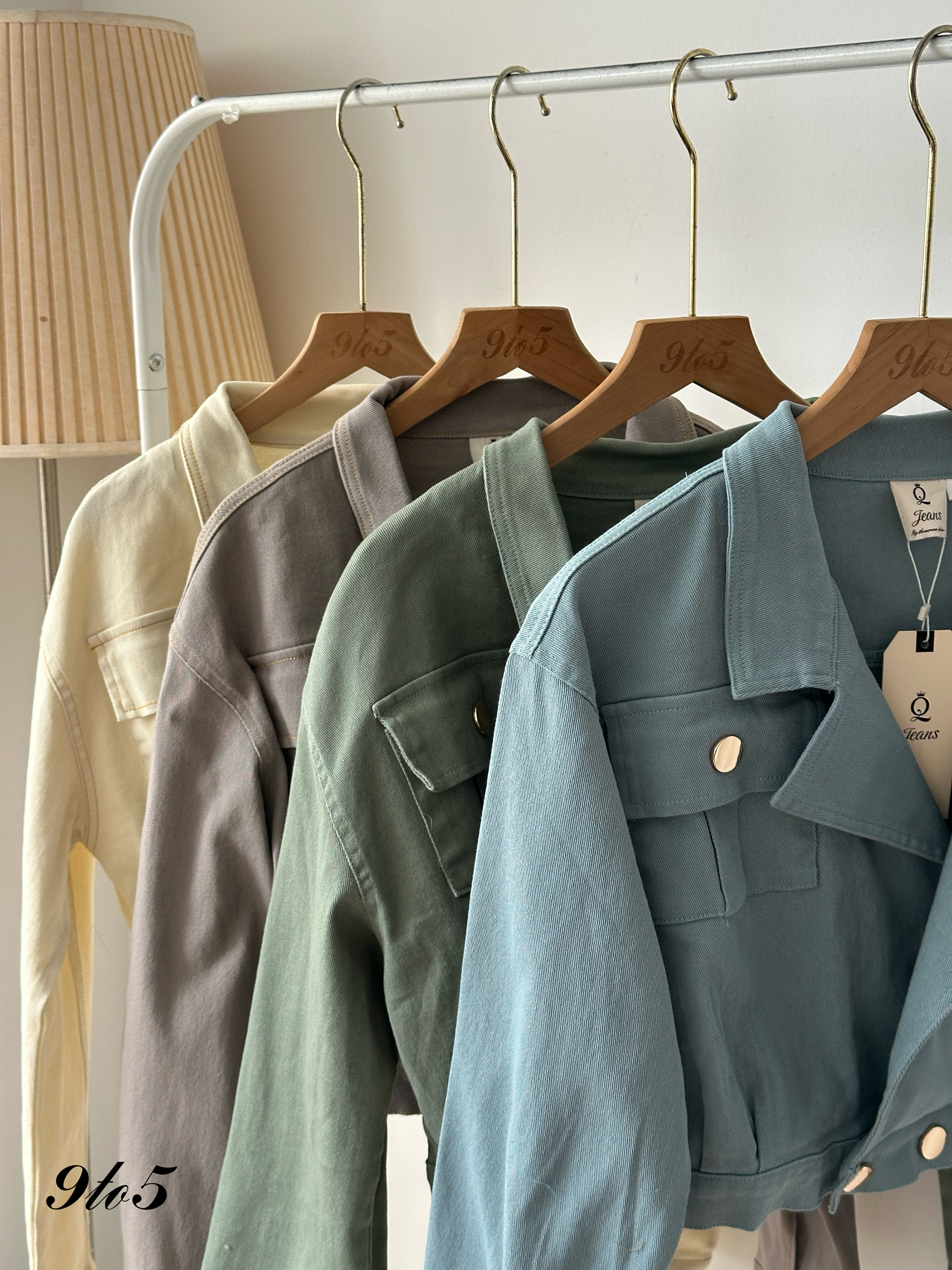 T3968 Long Sleeve Denim Jacket - 4 Colors