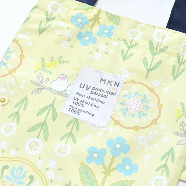 日本花文樣50cm文鳥輕量迷你傘