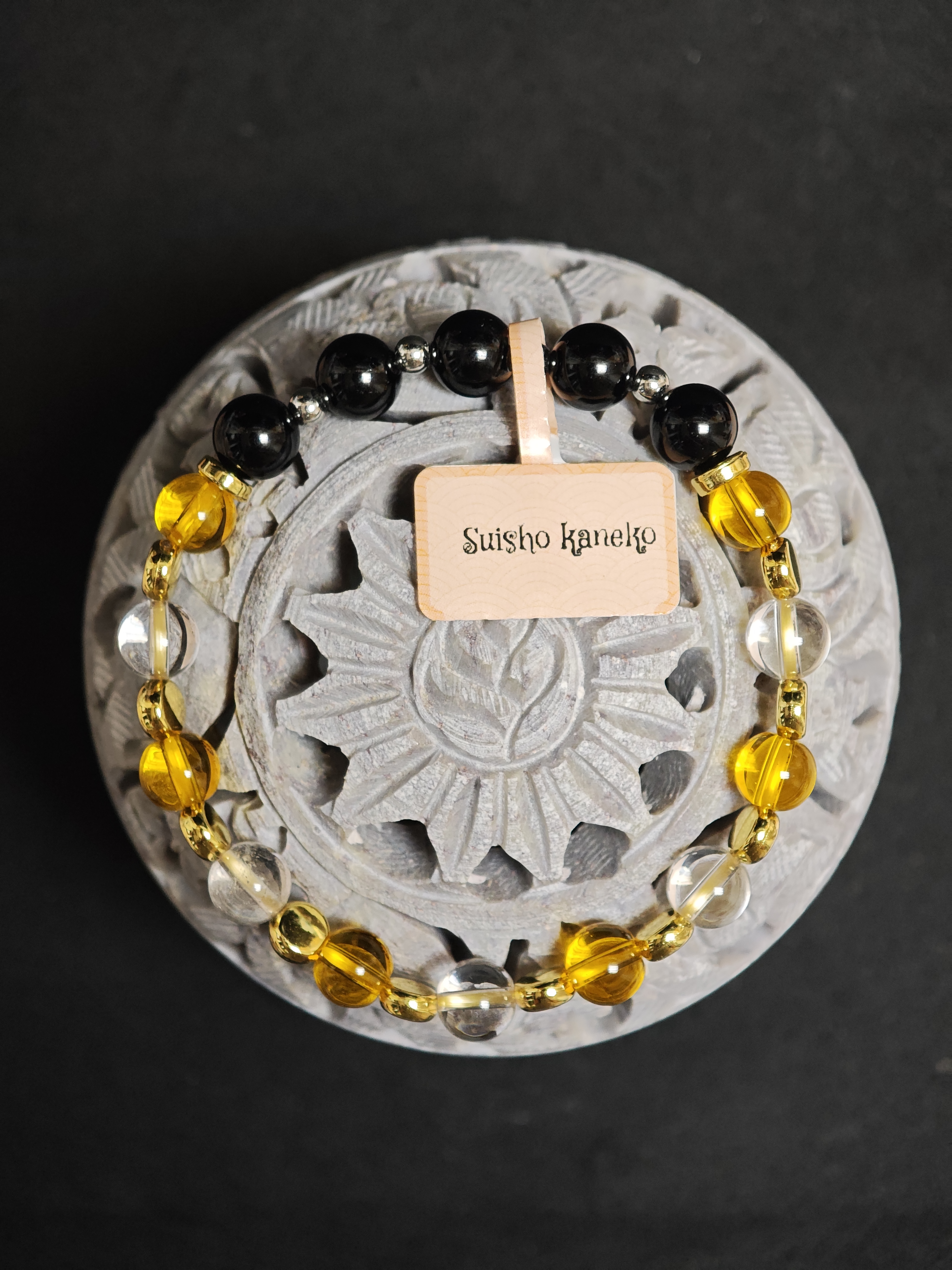 ✨新品DIY水晶手串✨✨🖤黑碧璽✨💛黃水晶✨⚪白水晶✨