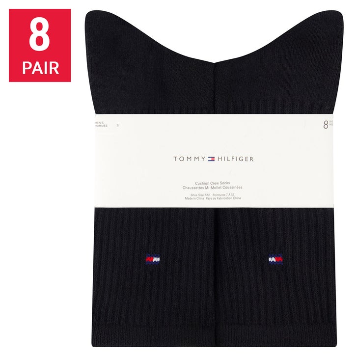 加拿大🇨🇦空運直送 Tommy Hilfiger men’s crew socks 中筒襪 (a pack of 8 pairs) 