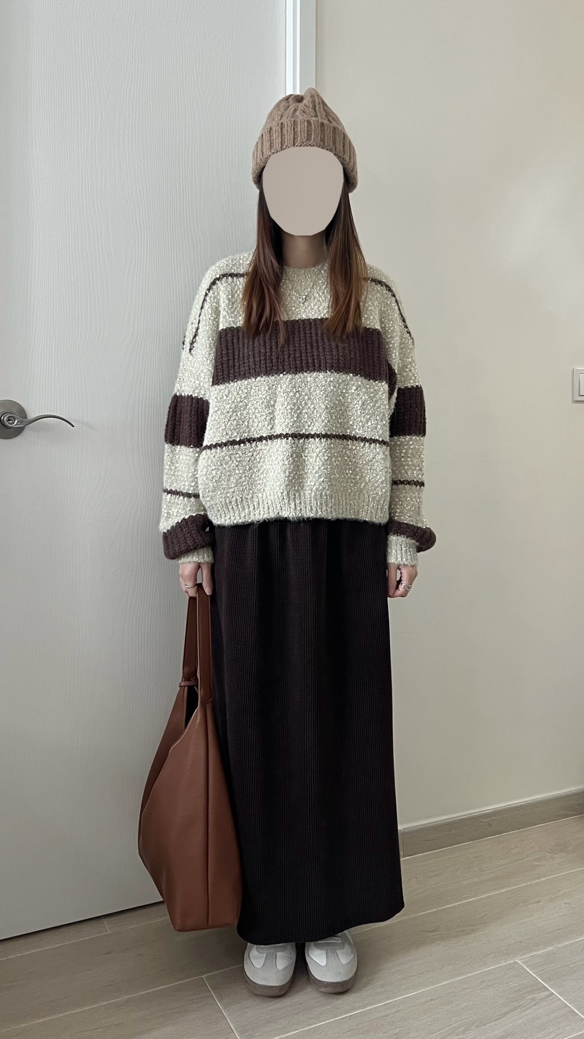 厚實直筒長裙 免熨