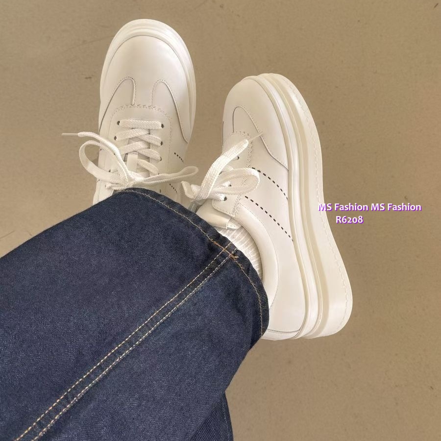 R6208 韓國🇰🇷真皮厚底sneakers