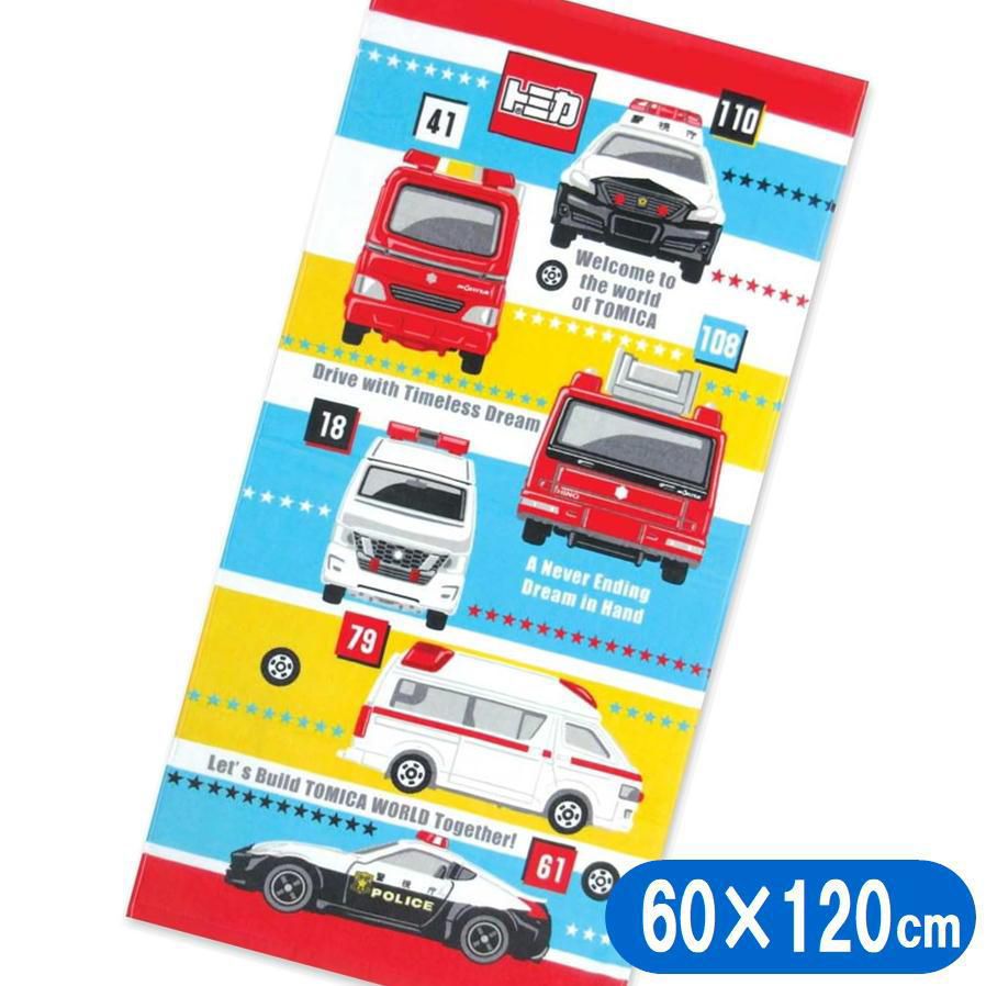 日本代購 Tomica 60*120cm 大毛巾