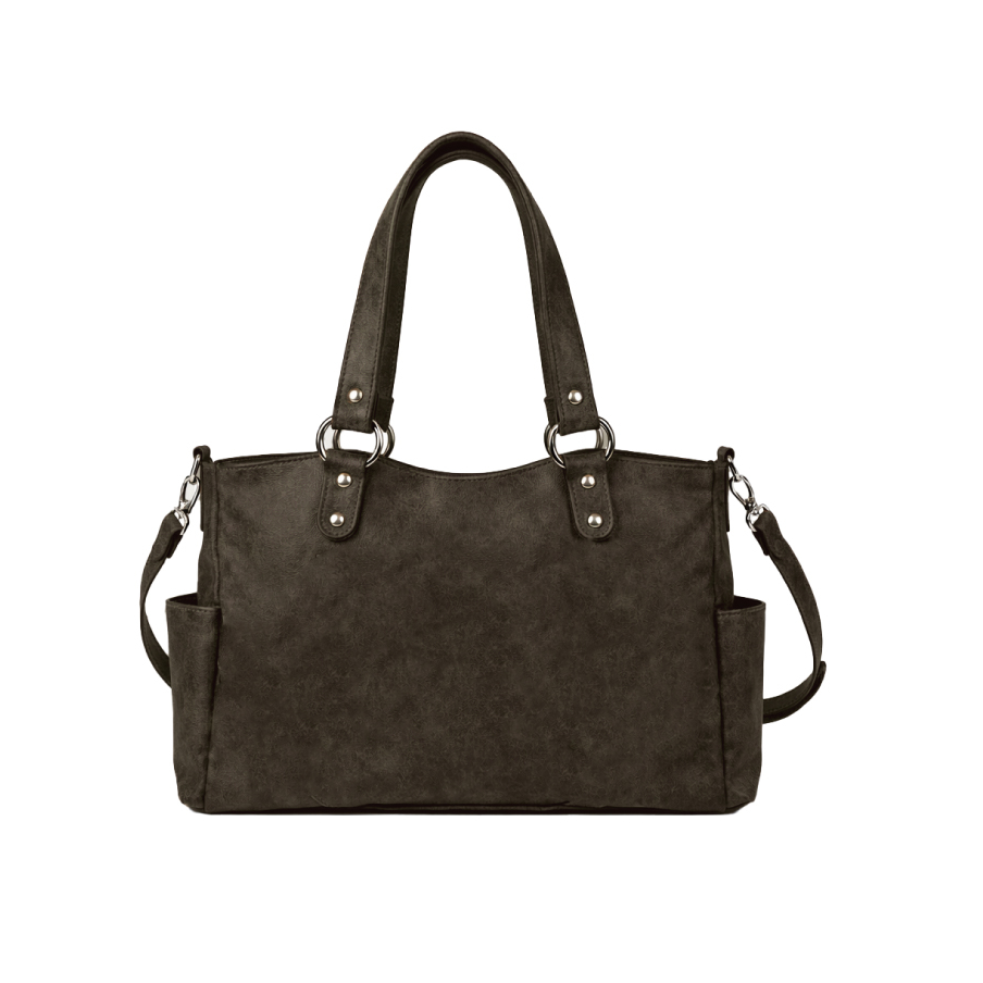 [限時優惠][ANOETIC] ANC STUD RING BAG - BROWN