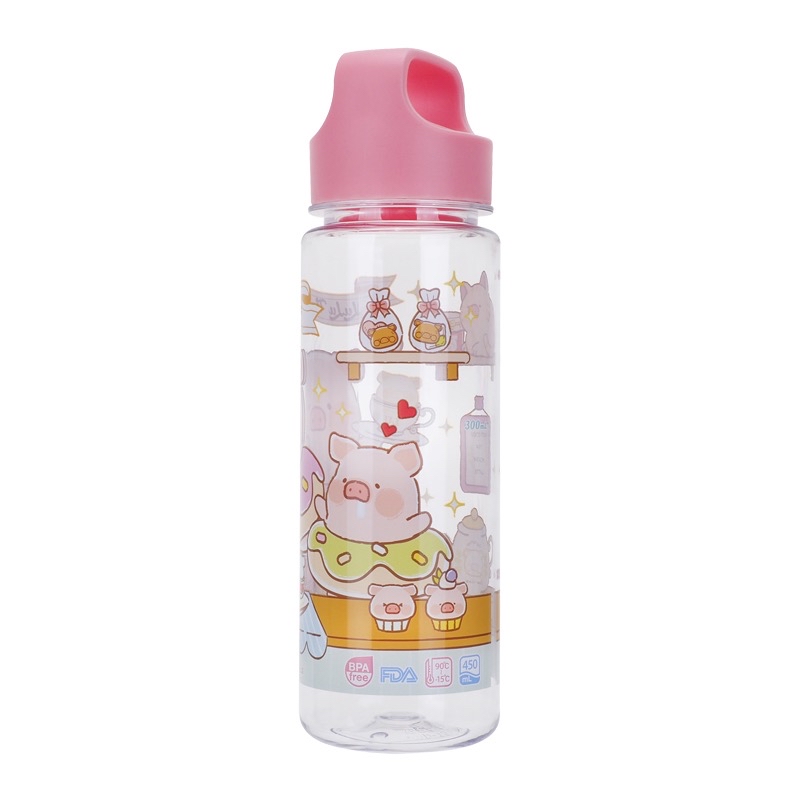 LuLu The Piggy 450ml BPA Free 膠水樽 (下午茶時光)(LU-7861-2)