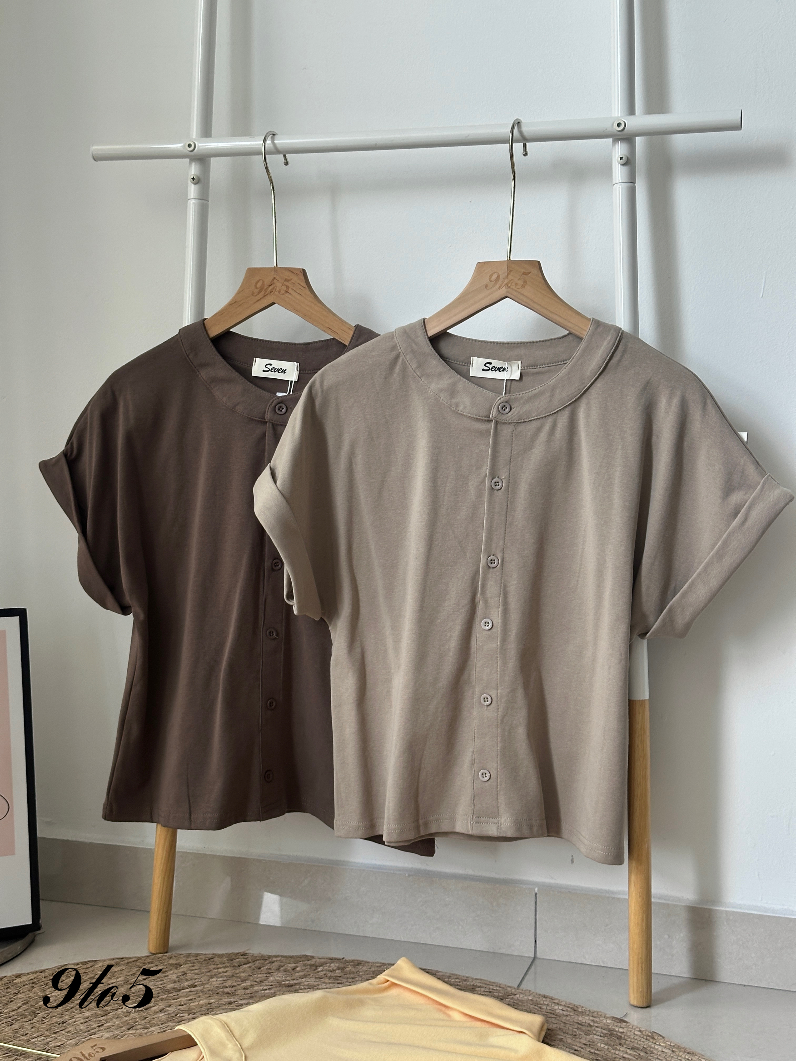 T4024 Crew Neck Blouse - 4 Colors