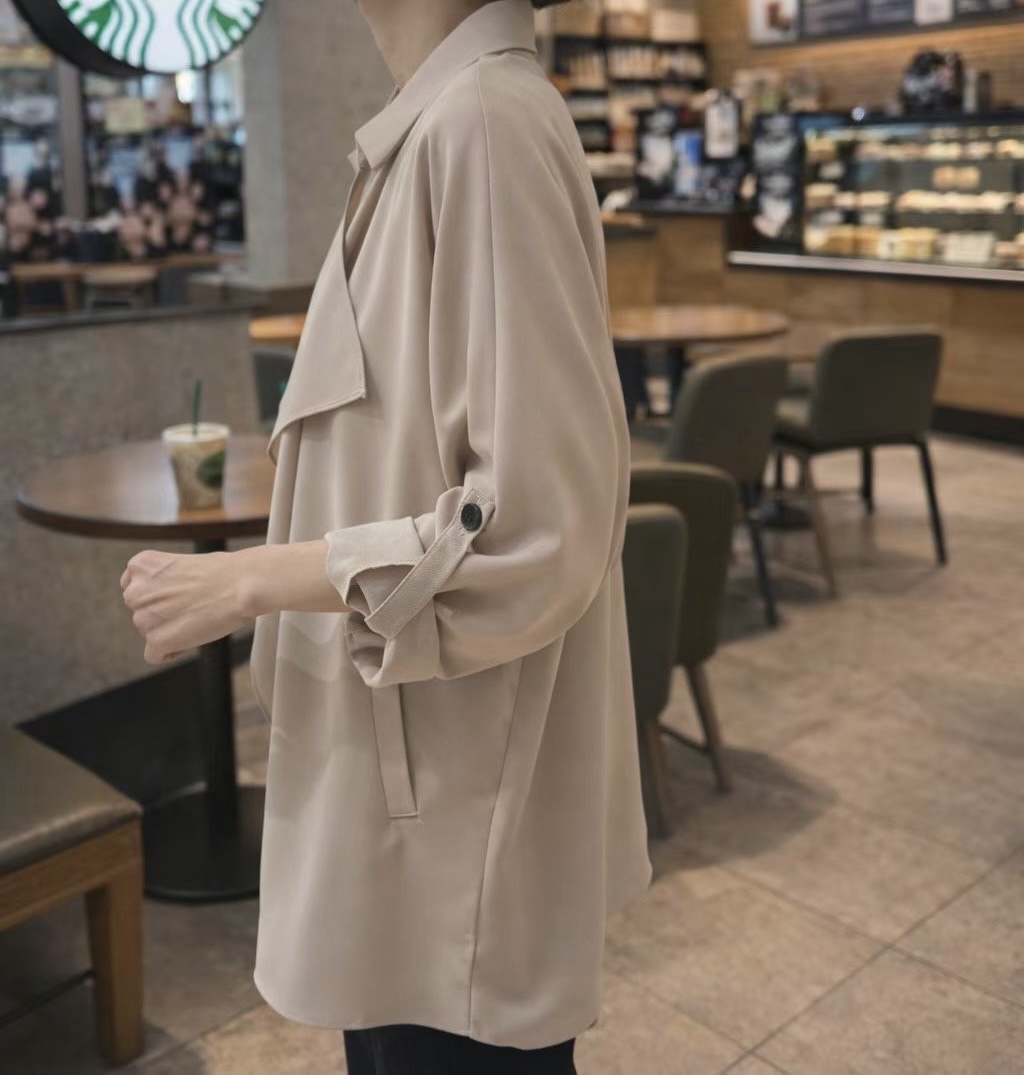 Made in Korea 🇰🇷實淨雪紡外套