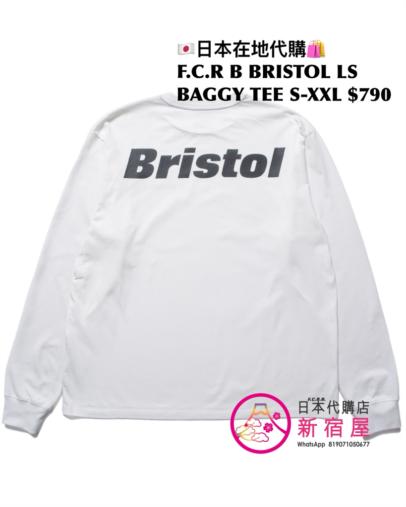 F.C.REAL BRISTOL BRISTOL LS BAGGY TEE/ CREWNECK SWEAT/ BAGGY SWEAT HOODIE
