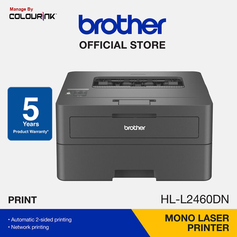 Brother HL-L2460DN  A4 Single Print Mono Laser Printer Auto Duplex Network L2370DN L2460DN