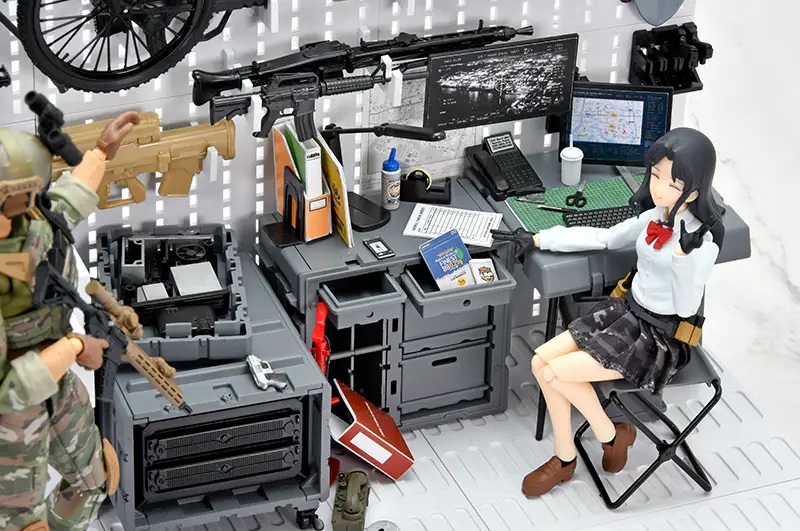 1/12 Little Armory [LD055] Field Desk A3