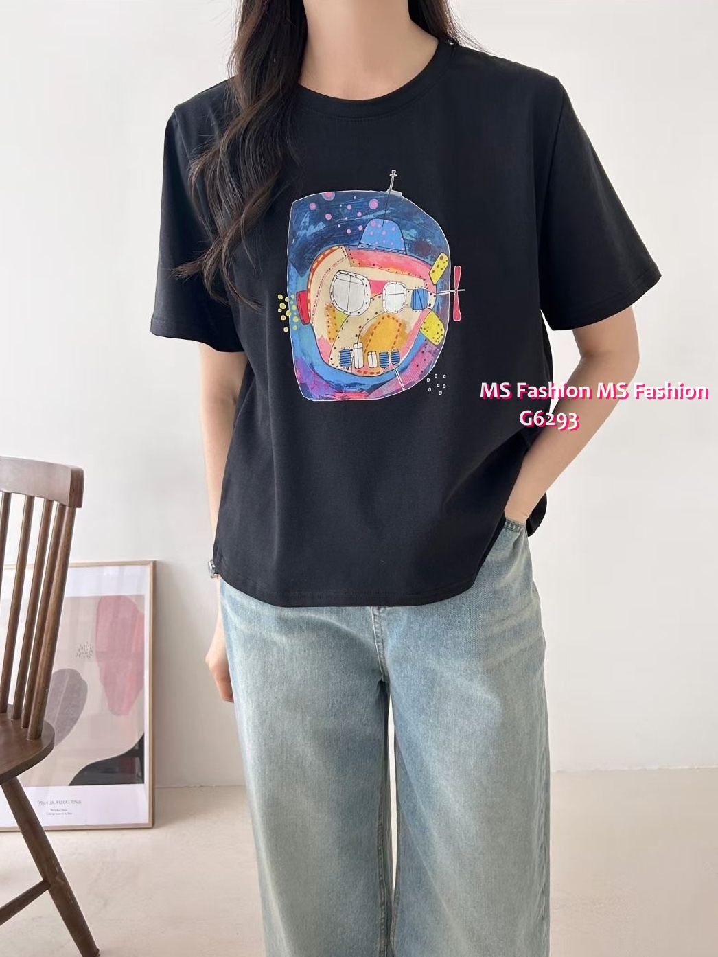 G6293 韓國🇰🇷靚print top 