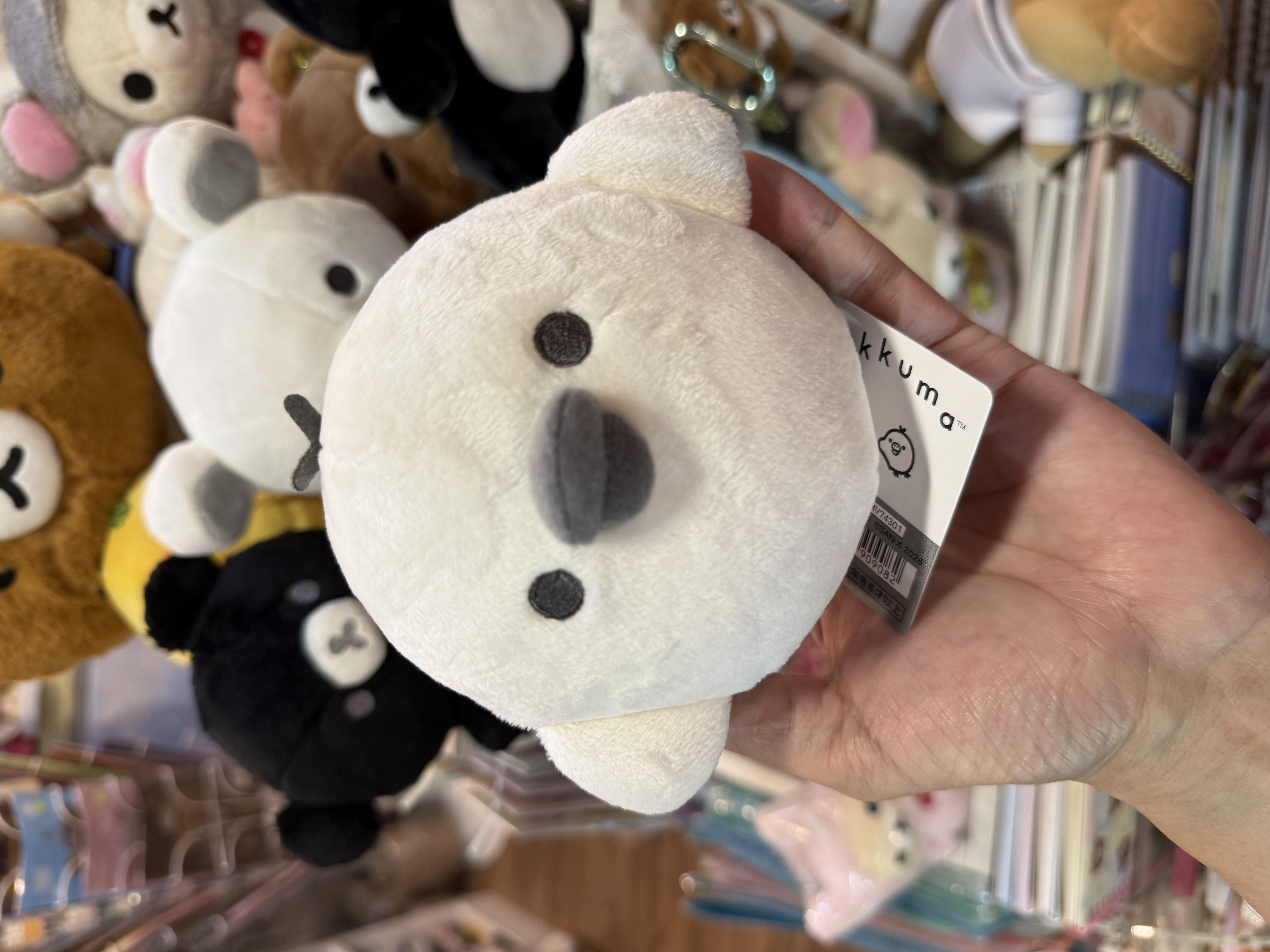 《現貨》全新Rilakkuma黑白造型公仔