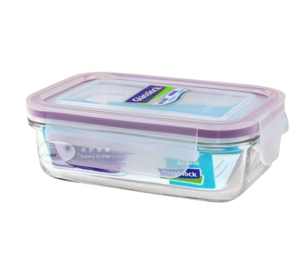 MCRB-040N/(Y)韓國長形玻璃盒400ml (Y)