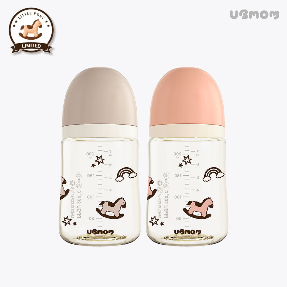 UBMOM 特別版PPSU奶樽-彩虹小馬 200ml（配S Size奶嘴0-3個月 ）