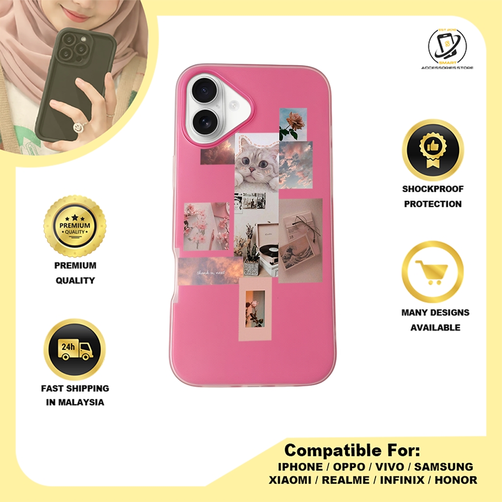 JELLY CASE PHONE FOR IPHONE - DESIGN CAT B