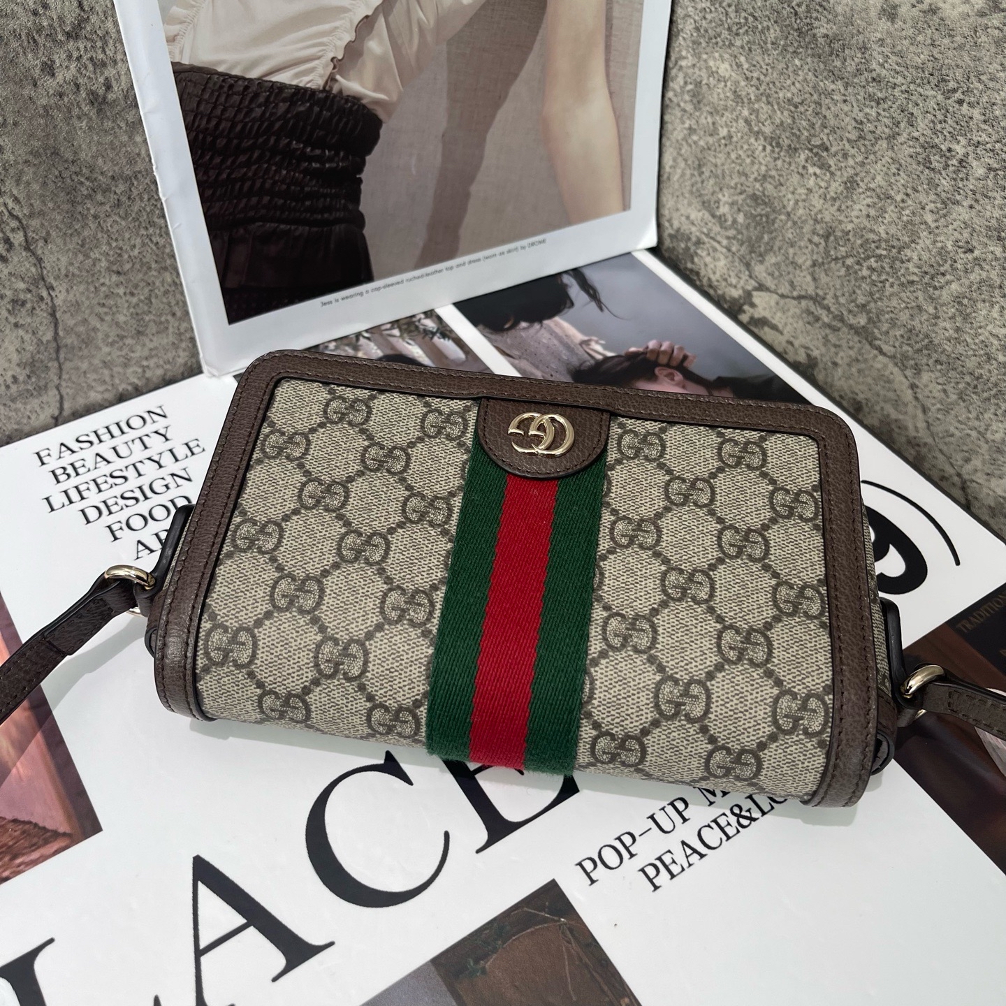 【預訂貨品】Gucci Ophidia老花相機包