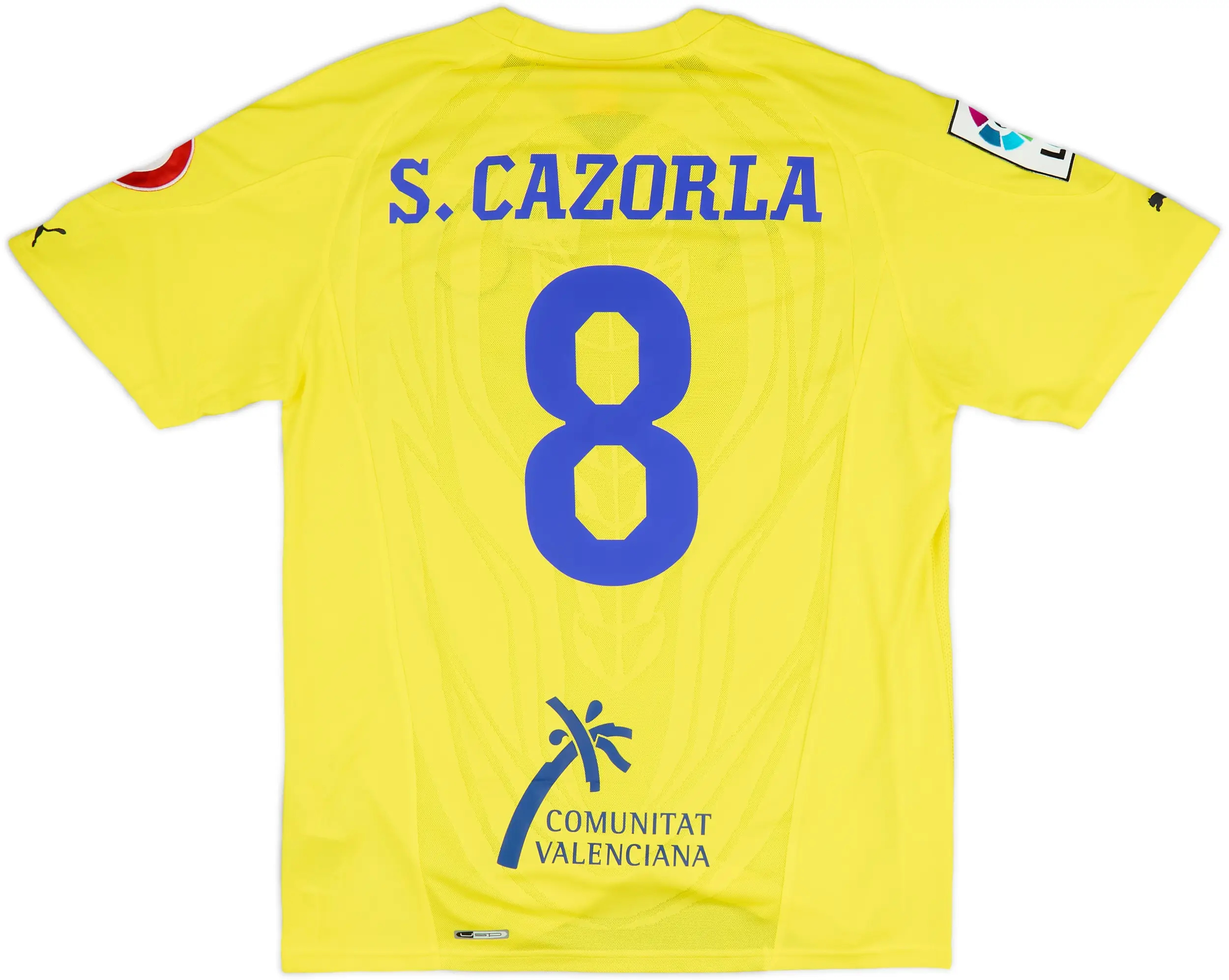 2010-11 維拉利爾 主場 球迷版 連字章齊廣告 西甲fullset