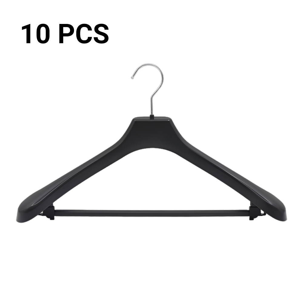 無痕防滑寬肩衣架 無檔 X510-46cm UB0244