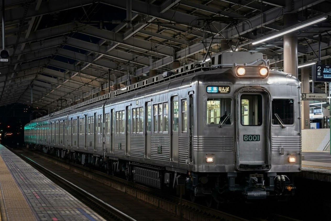 不銹鋼型南海電鉄6000系(無塗装) Kato N
