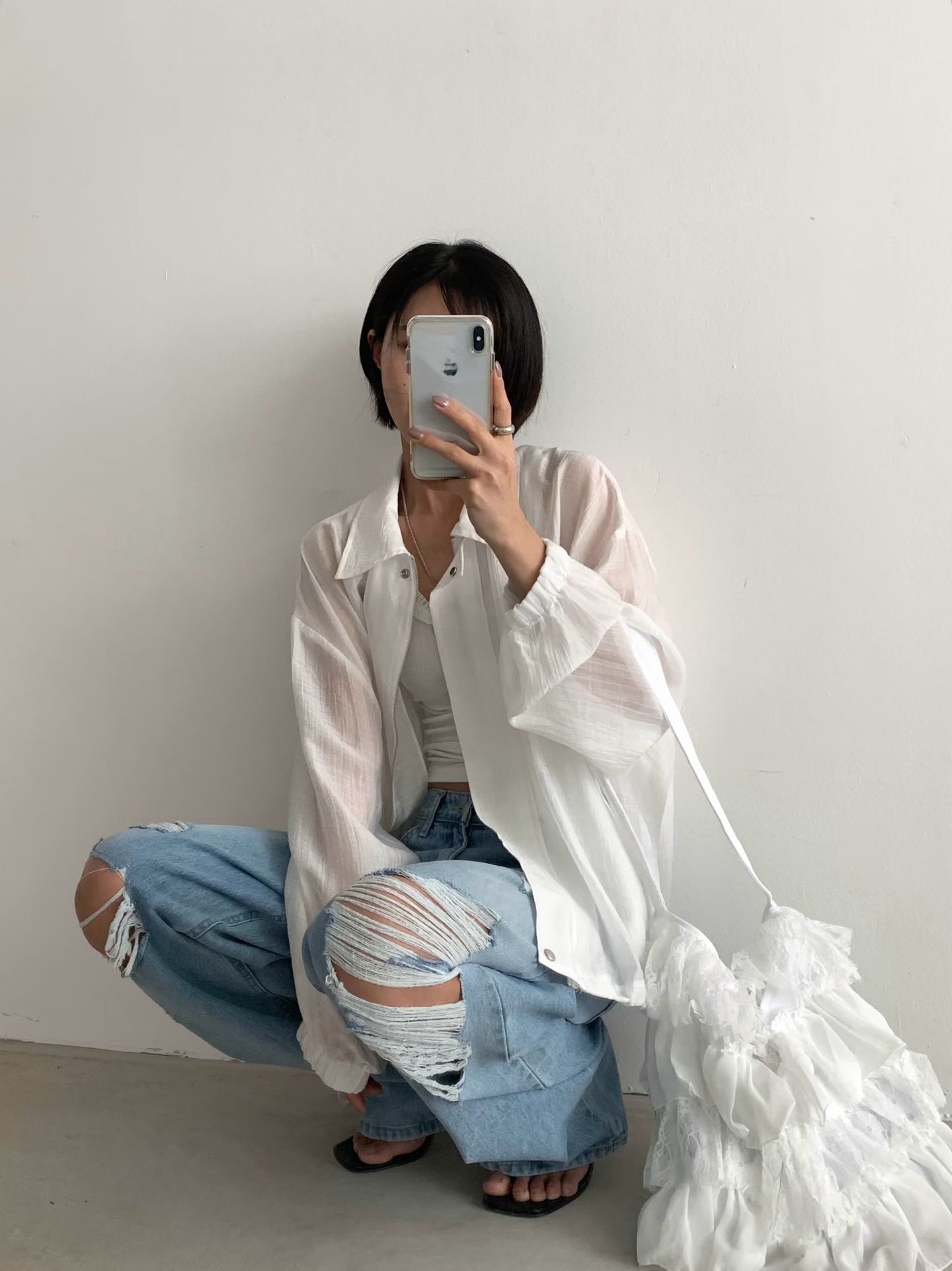 🇰🇷東大門女裝 | 透視外套 